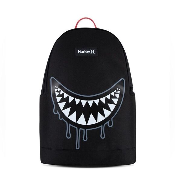 Hurley Graphic Backpack Black Shark - Picture 1 of 8